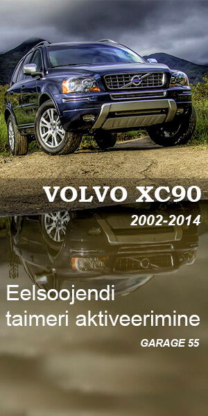 Volvo XC90 Eelsoojendi taimeri aktiveerimine